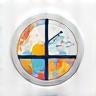 Pie chart icon with data points